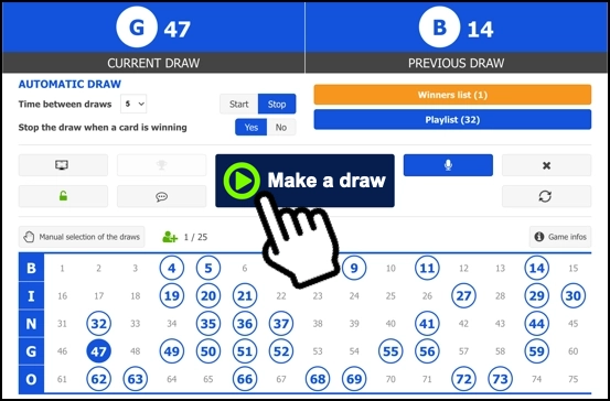 virtual bingo caller